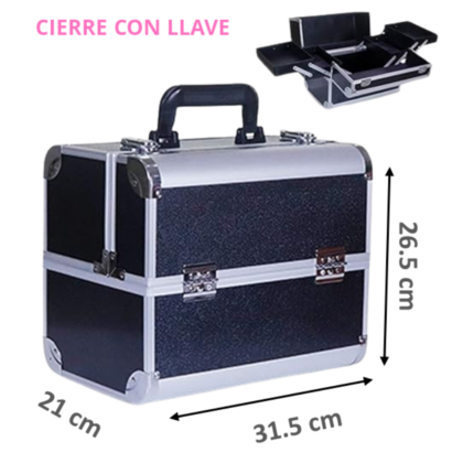 BOLSO-MALETA METALICA CON LLAVE